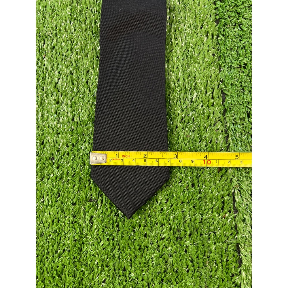 Tiger of Sweden Silk Classic Black Necktie Men's Fashion Formal Business - Picture 5 of 6
